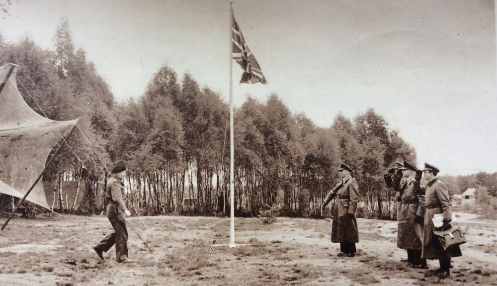The Germans surrender to Mongomery