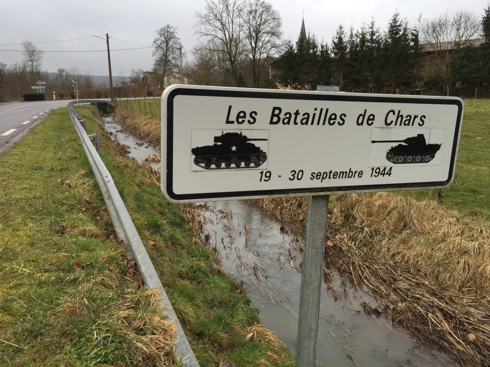 Roadsign at Arracourt