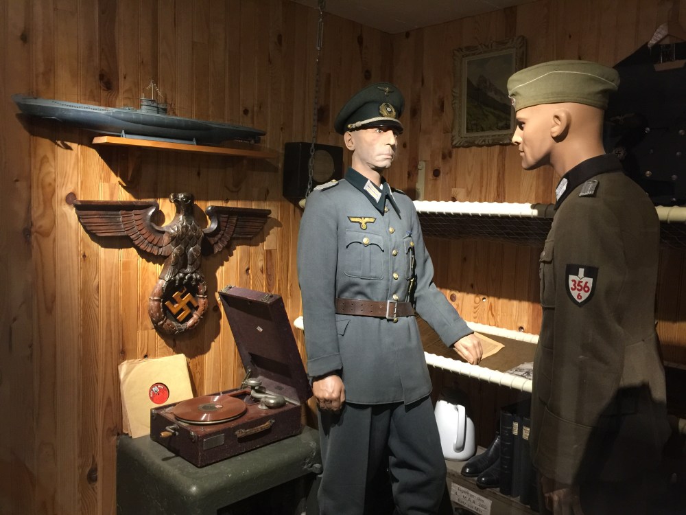 U Boat Display at Le Grand Blockhaus